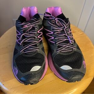 The North Face Black and Pink Athletic Shoes Size 6